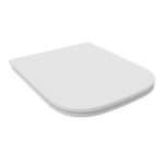 Mereo WC set - Rimless WC hranaté, modul pre sadrokartón, hranaté tlačidlo biela/chróm – Obrázok 13