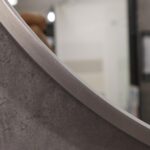 Mereo Mereo zrcadlo kulaté 600 mm, LED osvětlení, ocelově šedý rám, II. jakost, drobné škrábance rámu – Obrázok 4
