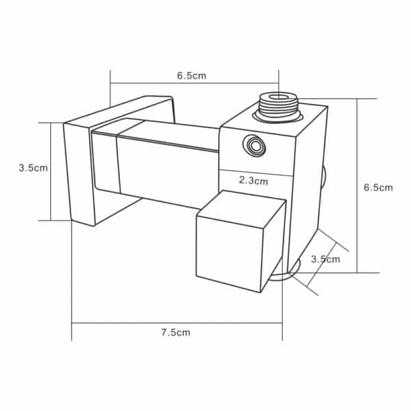 Mereo Prepínač sprchy a hornej sprchy pre CBQ60101SPN