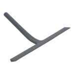 Mereo Stierka na sklo silikónová, š. 280 mm, s držiakom, šedá – Obrázok 4
