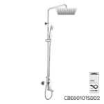 Mereo Dita vaňová batéria s hlavovou hranatou slim sprchou 250x250 mm, nerez – Obrázok 8
