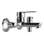 Mereo Vaňová nástenná batéria, Zuna, 100 mm, s keramickým prepínačom, bez príslušenstva, chróm – Obrázok 6