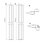 Mereo Sada tesnení - kompletné pre CK10xxxZL/ZP, CK70101Z, CKxxZVR vrátane magnetov, bez spd. okapniček – Obrázok 2