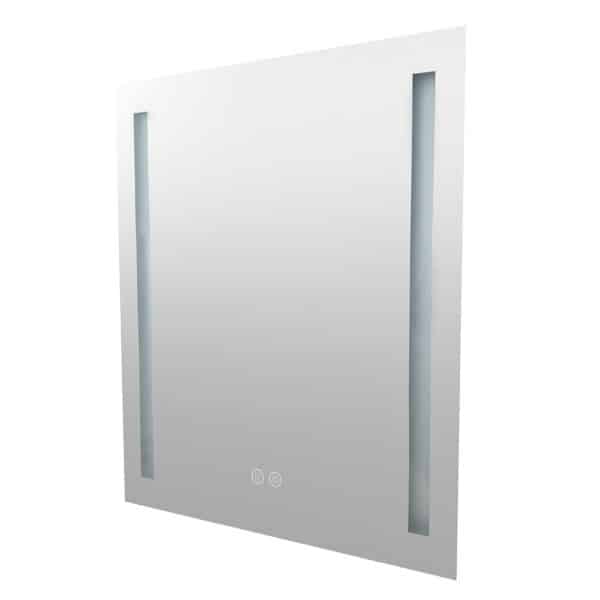 Mereo Zrkadlo 60x80 cm s LED osvetlením a odhmlievaním