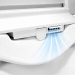 Mereo WC s integrovaným elektronickým bidetom, RIMLESS, 592x380x430 cm, keramické, vč. sedátka – Obrázok 20