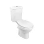 Mereo WC kombi, RIMLESS, zadný odpad s armatúrou, 6 ks