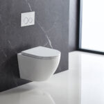 Mereo WC závesné kapotované, Smart Flush RIMLESS, 490x370x360, keramické, vr. sedátka CSS123 – Obrázok 3