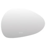 Mereo Zrkadlo elipsa 80x50 cm LED osvetlenie a odhmlievanie – Obrázok 3