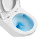 Mereo WC kombi, vyvýšené, vario odpad, kapotované, Smart Flush RIMLESS, keramické, vr. sedátka – Obrázok 12