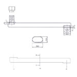 Mereo Ramienko ploché rovné, 30 cm – Obrázok 2