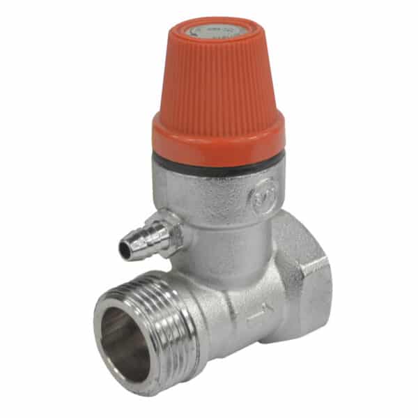 Klum Ventil poisťovací pre bojler, 1/2", MxF, 6 bar