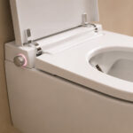Mereo WC s integrovaným elektronickým bidetom, RIMLESS, 592x380x430 cm, keramické, vč. sedátka – Obrázok 15