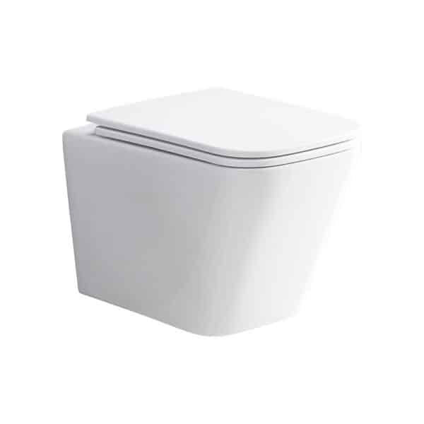 Mereo WC závesné kapotované, RIMLESS, 490x340x350, keramické, vr. sedátka CSS118S, 16ks