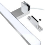 Mereo Led kúpeľňové osvetlenie nad zrkadlo, strieborné, 60 cm, 12 W, 780 lm, 4000 K, IP44, 230 V – Obrázok 6