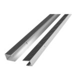 Mereo Fixačný (stenový) profil pre CK804xxK, CK809xxK, CK608xxxK, chróm ALU, 190 cm – Obrázok 3