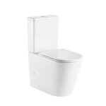 Mereo WC kombi, vyvýšené, vario odpad, kapotované, Smart Flush RIMLESS, keramické, vr. sedátka