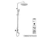 Mereo Dita vaňová batéria s hlavovou guľatou slim sprchou ø 300 mm, nerez – Obrázok 10