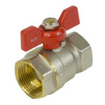 Klum Kohút guľový kovaný s motýľom, voda, FxF, 1/2 "