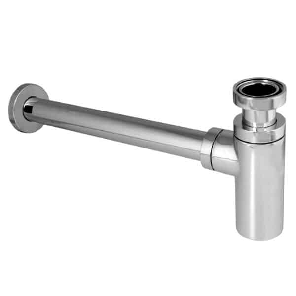 Mereo Sifón umývadlový okrúhly, celokovový s prevlečnou maticou, chróm. mosadz, 5/4"x o 32 mm