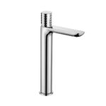 Mereo Umývadlová stojanková vysoká batéria,diamant, Viana, bez výpuste, chróm