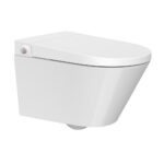 Mereo WC s integrovaným elektronickým bidetom, RIMLESS, 592x380x430 cm, keramické, vč. sedátka