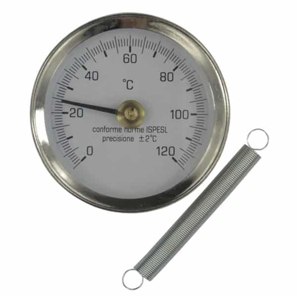Klum Bimetalový teplomer príložný DN 63, 0 - 120 °C