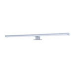 Mereo Led kúpeľňové osvetlenie nad zrkadlo, strieborné, 60 cm, 12 W, 780 lm, 4000 K, IP44, 230 V