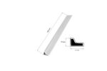 Mereo Spodná ALU prahová lišta pre CK10111Zx - CK10511Zx – Obrázok 2