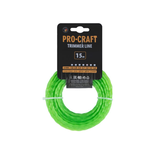 Kosiaca šnúra (3 mm) (15 m) špirálová PROCRAFT SP-3/15 | SP-3/15