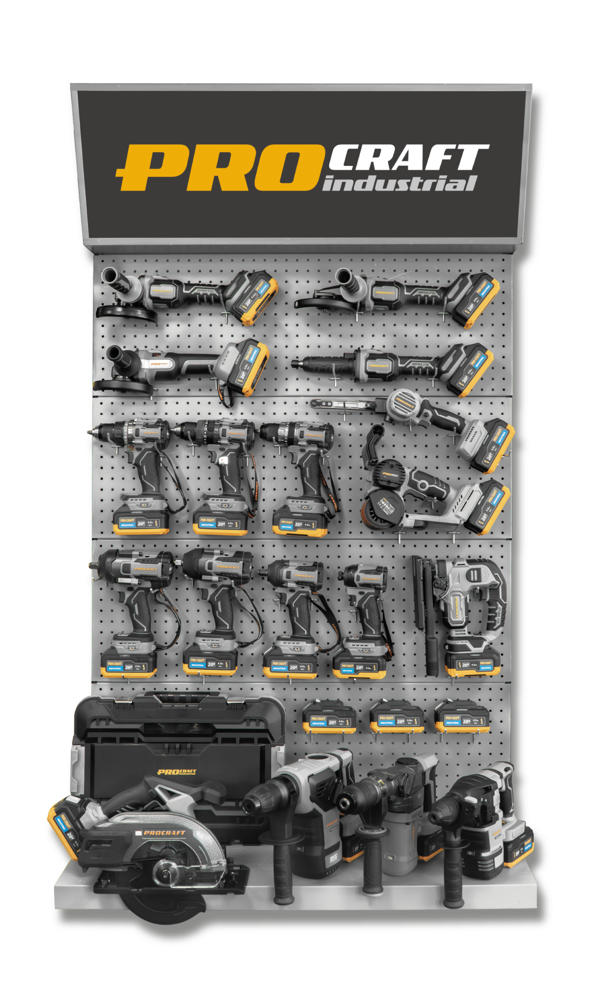 10755-startovacia-sada-aku-naradia-procraft-industrial-industrialset Štartovacia sada aku náradia Procraft Industrial | INDUSTRIALSET – Obrázok 1