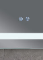 Kúpeľňové zrkadlo s LED osvetlením, protizahmlievacie funkcií a reguláciou jasu MR12-90×70-REVERSE Warm | MR12-90×70-REVERSE Warm – Obrázok 6